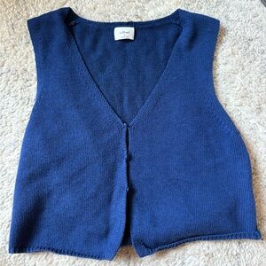 Wilfred Button Up Knit Tank Top